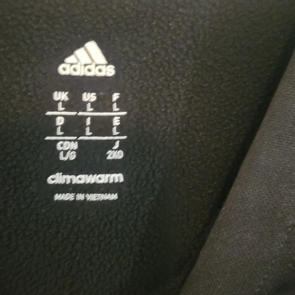 Adidas Black and Blue Basketball Hoodie